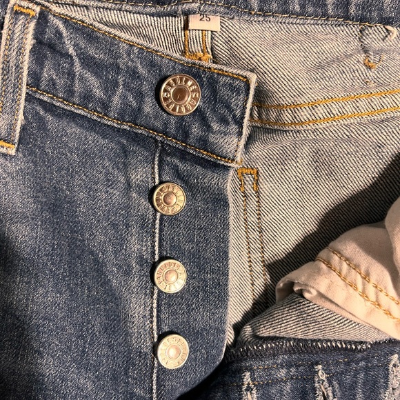 EUC - Agolde medium wash ankle length jeans. Size 25 - Picture 6 of 11